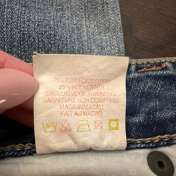 Silver Jeans Santorini light wash cropped straight leg jeans size 30 - Picture 9 of 14